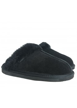 1006W Woollies W Slip On Hjemmesko - BLACK