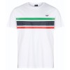 100454 H2O U Gilleleje T-Shirt - 8470 WHITE/GREEN/RED/NAVY