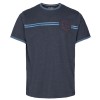 13250 Signal M Aldo Stripe T-shirt - 7510-DUKE-BLUE