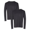 13351 Signal M Long Sleeve 2-Pack T-shirt - 96-BLACK