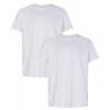 13357 Signal M Basic T-shirt 2-pack - WHITE