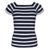 16-6-300 Sea Ranch W Melanie T-shirt - 4008 KW NAVY-PEARL
