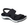 163056 Skechers W Reggae Cup Home Skillet Sandal - BLACK