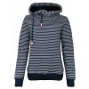 19-6-356 Sea Ranch W Daisy Hoodie - 4016-NAVY-MELANGE-PEARL