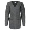 2021101 Kopenhaken W Dryden Cardigan - 0501-GRAPHITE