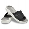 205183 Crocs LiteRide Slide Sandal - BLACK/SMOKE