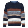 30305501 Part Two W Ebru Sweater - 300399 STRIPE BLUE