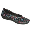 4241 Arcopedico L15 Sport Ballerina - BLACK FLOWER