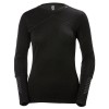 48341 Helly Hansen W Lifa Merino Crew Trøje - 990 BLACK