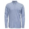 Signal M Cohen ls Skjorte - LAKE BLUE