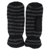 61161 Hestra W Gaucho Striped Mitten Luffer - SVART/KOKS