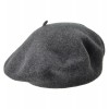 004329 Seeberger Beret Hat - ANTHRACITE