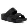 BH9 FitFlop W Mina Crystal Slide Sandal - BLACK