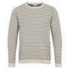 KC61 Klitmøller M Hugo Strik Sweater - CREAM/NAVY