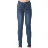 P682-Q4955 Jonny Q W Cathrine X-Fit Stretch Jeans DARK-DESTROYED