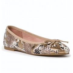 Tarmaris W Snake Print Ballerina