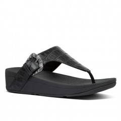 FitFlop W Lottie Croco Leather Sandal