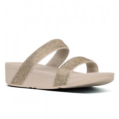 FitFlop W Lottie Shimmercrystal Slide Sandal