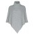 12-19-6-438 Key West W Darcia Poncho - GREY MELANGE 01
