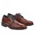17627 Rieker M Klassisk Læder Sko - BRUN