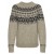 30305636 Part Two W Fine Knit 300473-FAIR-ISLE-SILVER-MINK