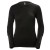 48341 Helly Hansen W Lifa Merino Crew Trøje - 990 BLACK