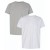 13357 Signal M Basic T-shirt 2-pack - 4057 WHITEGREY