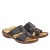 Rieker W Perforeret Læder Sandal - BLACK