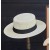 HOC-BOATER Hat of Cain W Boater Panamahat - STRAW